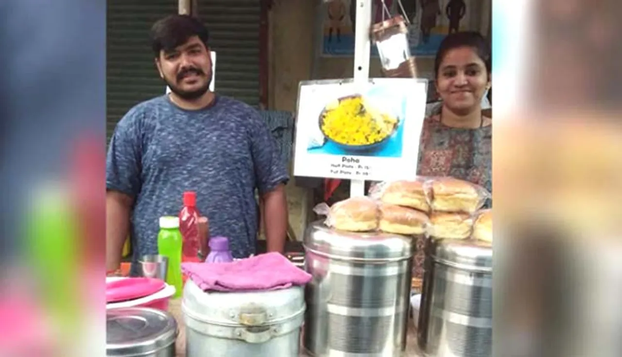 ଏମ୍‌ବିଏ ଦମ୍ପତିଙ୍କ ଫୁଡ୍‌ ଷ୍ଟଲ୍‌; କାହାଣୀ ଭାରି ହୃଦୟସ୍ପର୍ଶୀ