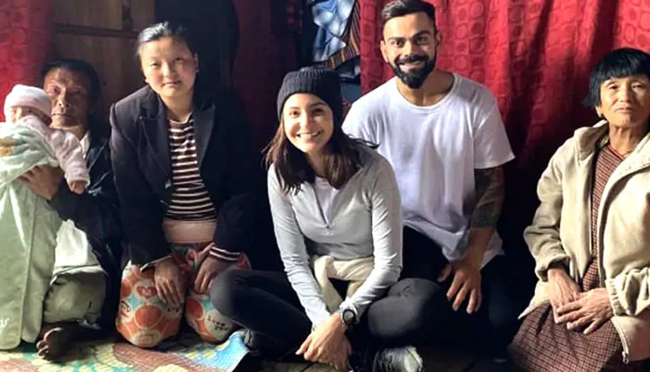 ବିରୁଷ୍କାଙ୍କୁ ଚିହ୍ନି ପାରିଲେନି ଏହି ପରିବାର, ଏମିତି କଲେ ଆଦର