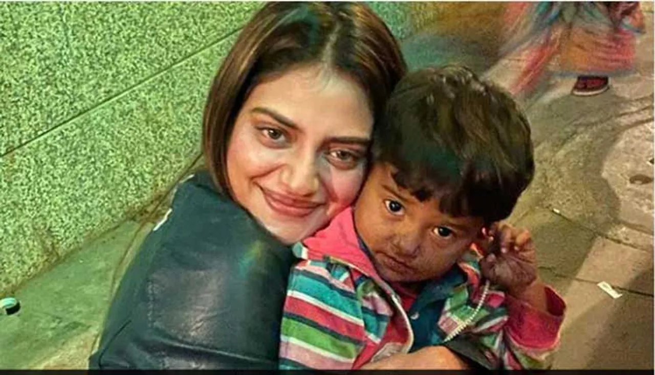 ବେଲୁନ୍‌ ବିକାଳି ପିଲା ସହ ସେଲ୍ଫି ନେଇ ଚର୍ଚ୍ଚାରେ ନୁସରତ୍‌