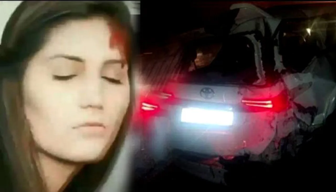 ସପ୍ନା ଚୌଧରୀଙ୍କ କାର୍‌ ଦୁର୍ଘଟଣା