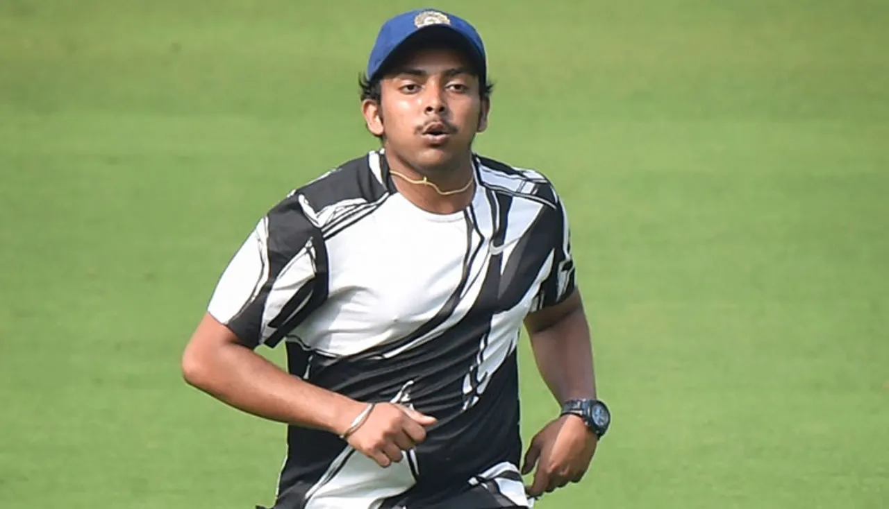 ଭାରତ-ଏ ଟିମରେ ପୃଥ୍ୱୀ ଶ' ସାମିଲ୍‌