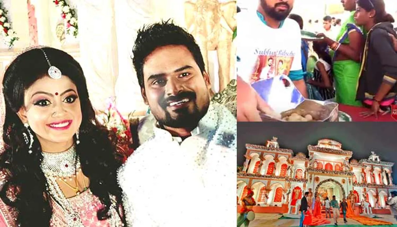 ରାତିରେ ରିସେପ୍ସନ ଭୋଜି, ଦିନରେ ଗରିବ ଲୋକଙ୍କୁ ଖାଇବାକୁ ଦେଲେ ଅର୍ଦ୍ଧେନ୍ଦୁ