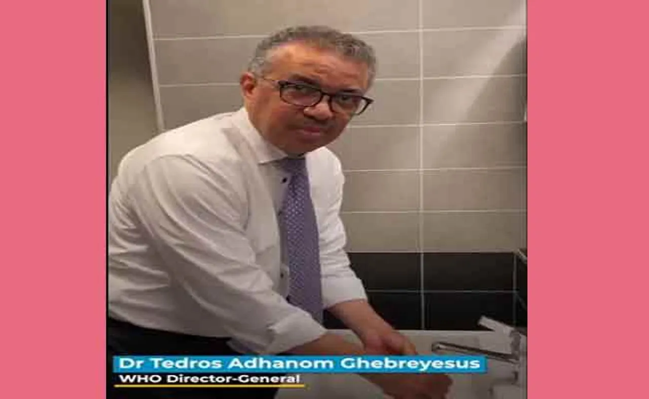 କୋରନା ସତର୍କତା: ହାତ ଧୋଇବା ଶିଖାଇଲେ ଡବ୍ଲ୍ୟୁଏଚ୍ଓ ମହାନିର୍ଦ୍ଦେଶକ