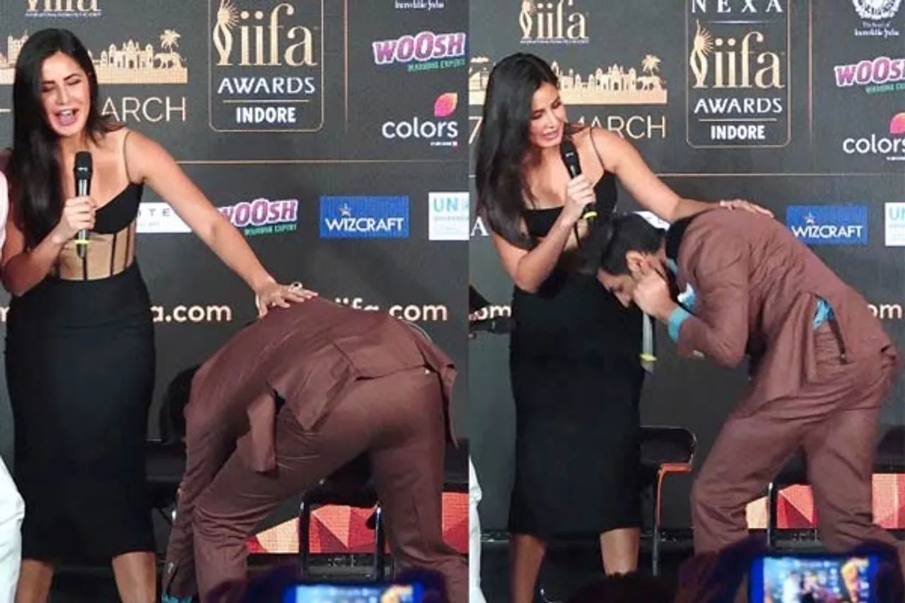 କ୍ୟାଟ୍ରିନାଙ୍କ ପାଦ ଧରି କ୍ଷମା ମାଗିଲେ କାର୍ତ୍ତିକ