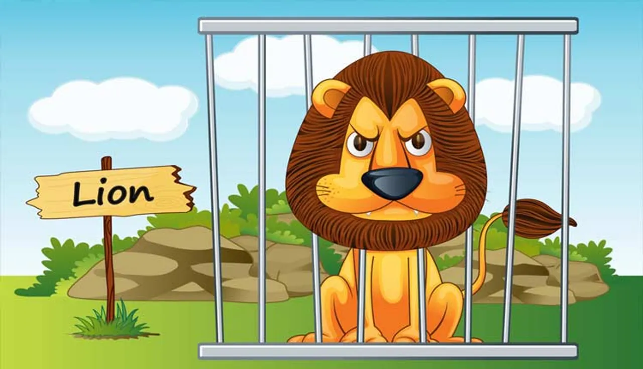 ସିଂହ ପିଞ୍ଜରାରେ ତାଲା