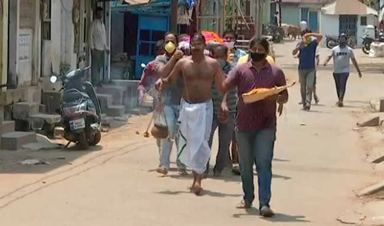 କରୋନା କଟକଣା ହେଲା କାଳ, ବାପାକୁ ମୁଖାଗ୍ନି ଦେଇପାରିଲାନି ପୁଅ