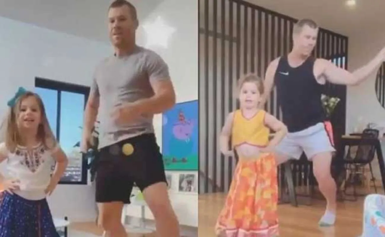 ଶିଲାକୀ ଜୱାନୀ ଗୀତରେ ଡ୍ୟାନ୍ସ କଲେ ୱାର୍ଣ୍ଣର ଓ ତାଙ୍କ ଝିଅ, ଦେଖନ୍ତୁ ଭିଡିଓ