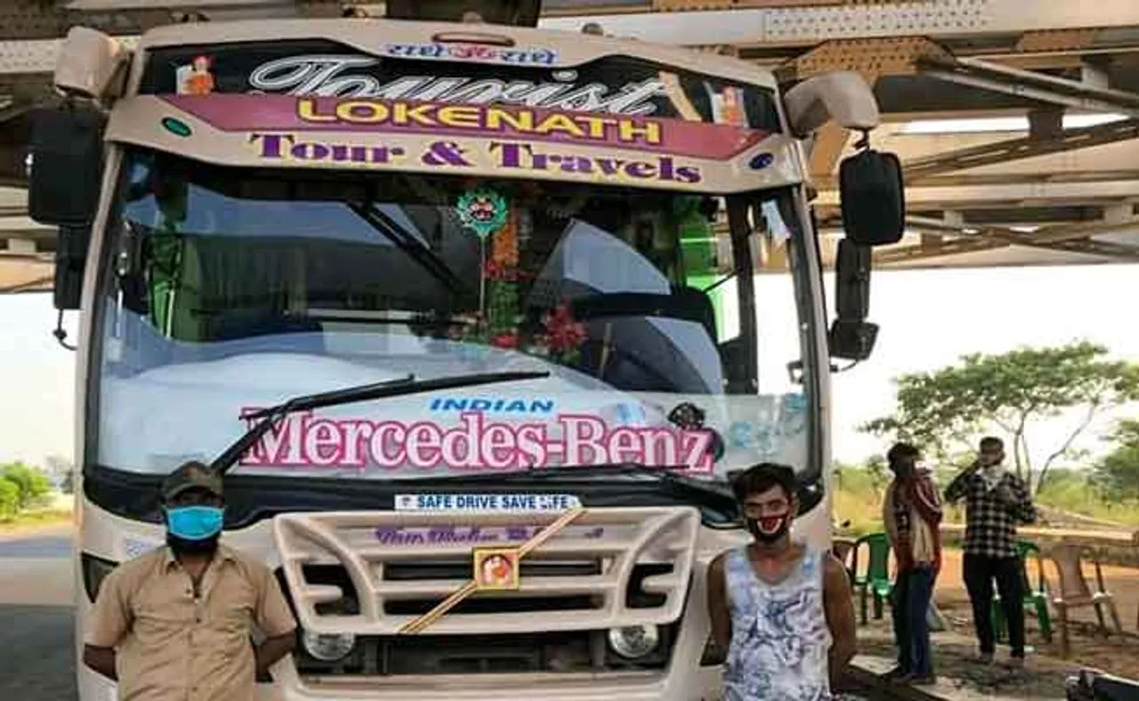 ଦେବଦୂତ ସାଜି ଆସିଲେ ବସ୍‌ ଡ୍ରାଇଭର, ବିନା ଭଡ଼ାରେ ୩୭ ଶ୍ରମିକଙ୍କୁ ପଶ୍ଚିମବଙ୍ଗ ନେଲେ