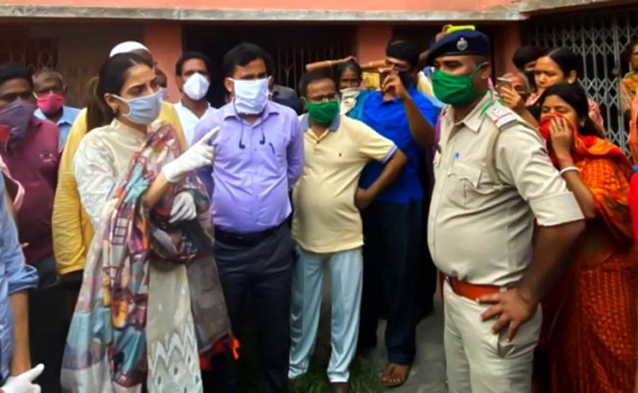 'ଅମ୍ଫାନ' ପ୍ରଭାବିତ ଅଞ୍ଚଳରେ ପହଞ୍ଚି ସ୍ଥିତି ପରଖିଲେ ନୁସରତ୍