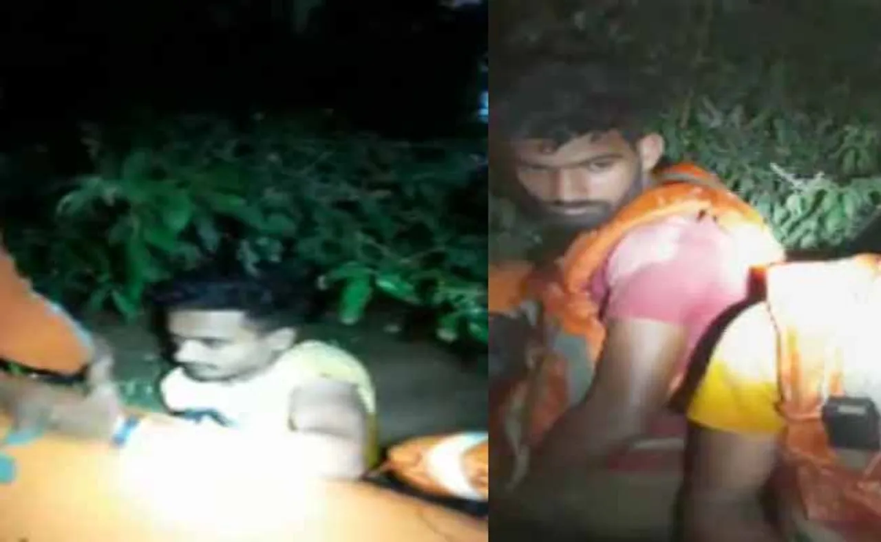 ବନ୍ୟା ପାଣିରେ ଫସିଥିବା ୨ ଭାଇ ଉଦ୍ଧାର