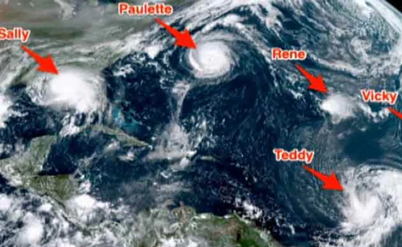 ଇତିହାସରେ ଦ୍ୱିତୀୟ ଘଟଣା; ଏକାଥରେ ମାଡ଼ି ଆସୁଛି ୫ଟି ସାମୁଦ୍ରିକ ଝଡ଼