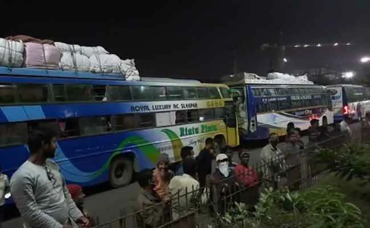 ରାଉରକେଲାରେ ଅଟକିଲା ୫୦ରୁ ଊର୍ଦ୍ଧ୍ୱ ନାଇଟ୍‌କୋଚ୍‌ ବସ୍