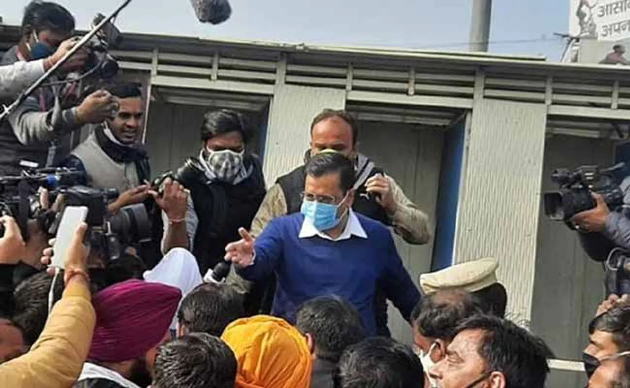 ମୁଖ୍ୟମନ୍ତ୍ରୀ ନୁହେଁ, ସେବାଦର ଭାବେ ଚାଷୀ ଆନ୍ଦୋଳନରେ ଯୋଗଦେଲେ କେଜ୍ରିୱାଲ