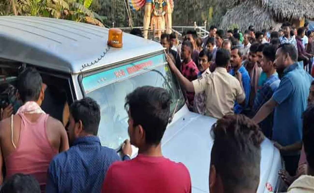 ଚୋର ଧରିବାକୁ ଯାଇଥିଲା ପୁଲିସ୍‌, ଛେଚିଲେ ଗାଁ ଲୋକ