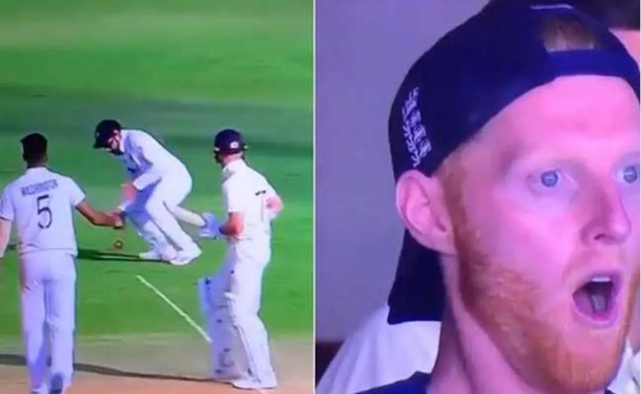 ଅତି ସହଜ କ୍ୟାଚ୍‌ ହାତ ଛଡ଼ା କଲେ ରୋହିତ, ଏମିତି ରିଆକ୍ସନ ଦେଲେ ଷ୍ଟୋକ୍ସ