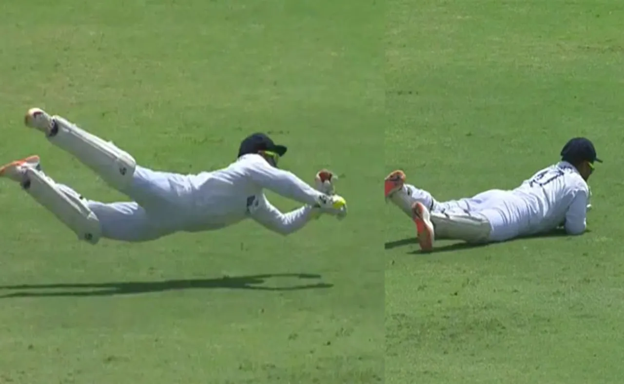 'ସୁପର୍ ମ୍ୟାନ୍' ଭଳି ଉଡ଼ିକି କ୍ୟାଚ୍ ଧରିଲେ ପନ୍ତ, ଭିଡିଓ ଭାଇରାଲ୍