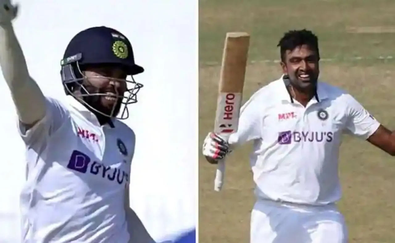 ଶତକ ମାରିଲେ ଅଶ୍ୱିନ୍, ଖୁସିରେ ଡେଇଁଲେ ସିରାଜ