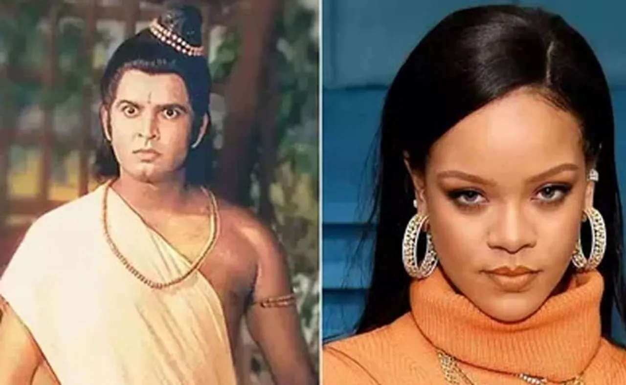 ପପ୍ ଷ୍ଟାର୍ ରିହାନାଙ୍କୁ ଜବାବ ଦେଲେ 'ରାମାୟଣ'ର ଲକ୍ଷ୍ମଣ