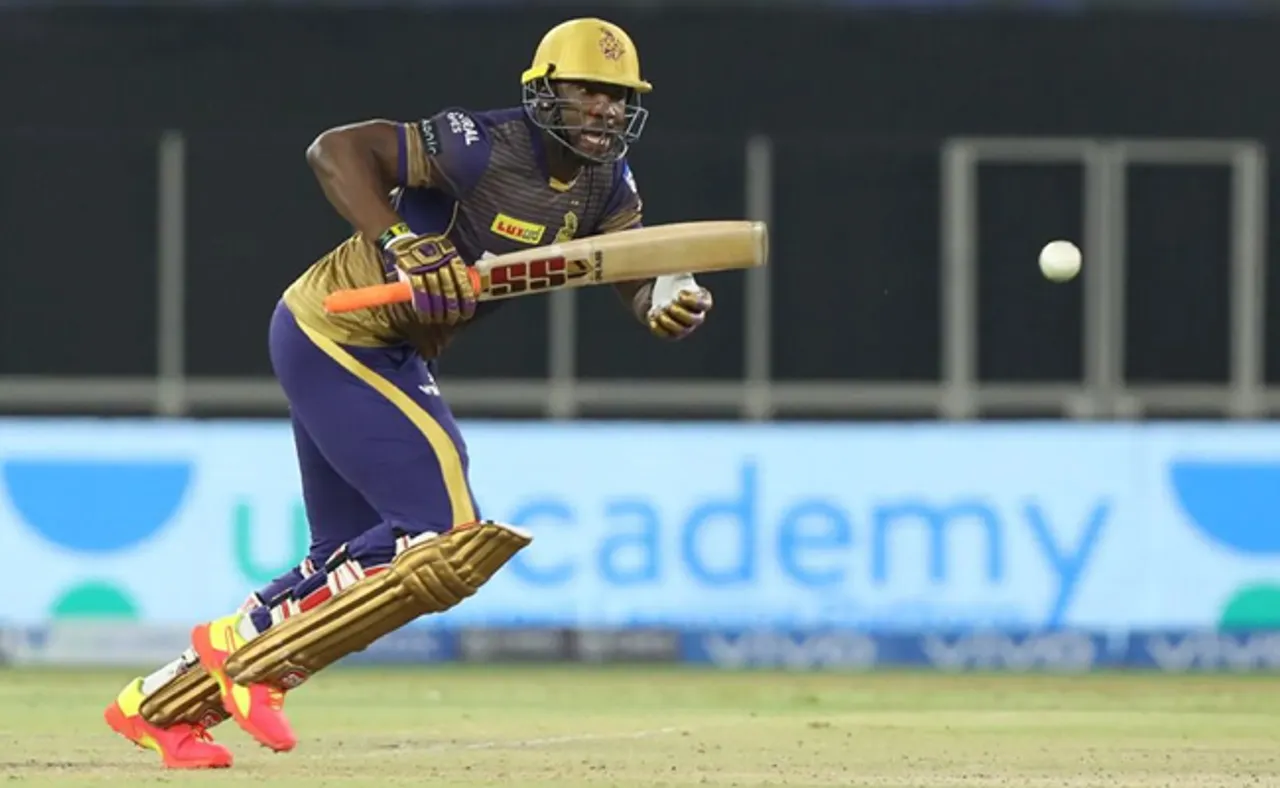 କେକେଆରକୁ ୧୫୪ ରନରେ ପହଞ୍ଚାଇଲେ ରସେଲ୍‌