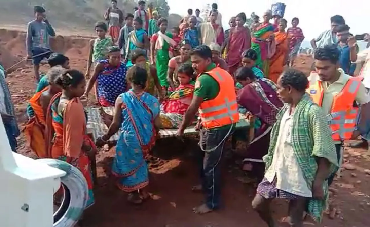 ଏଠି ଗର୍ଭବତୀଙ୍କୁ  ଭରସା ଖଟିଆ ଆମ୍ବୁଲାନ୍ସ