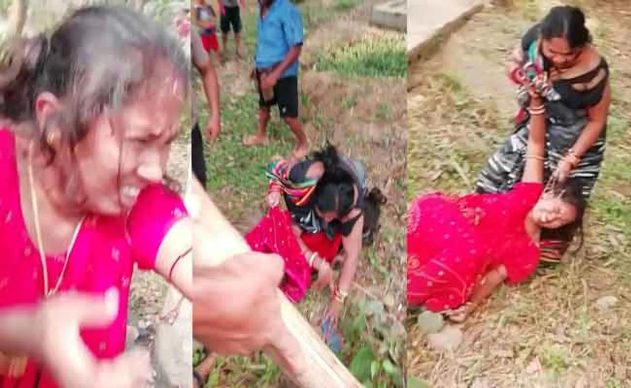 ଗାଁ ଦାଣ୍ଡରେ ଛାତି ଥରା ଦୃଶ୍ୟ, ଭାଇରାଲ ହେଉଛି ଭିଡିଓ