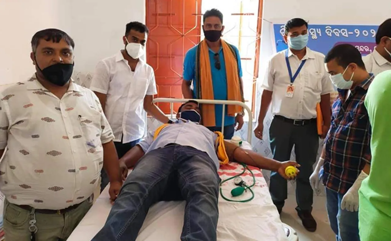 ରକ୍ତଦାନ ଶିବିରରେ ରକ୍ତଦାତା କୋଭିଡ୍ ପଜିଟିଭ୍, ସବୁ ଛାନିଆ