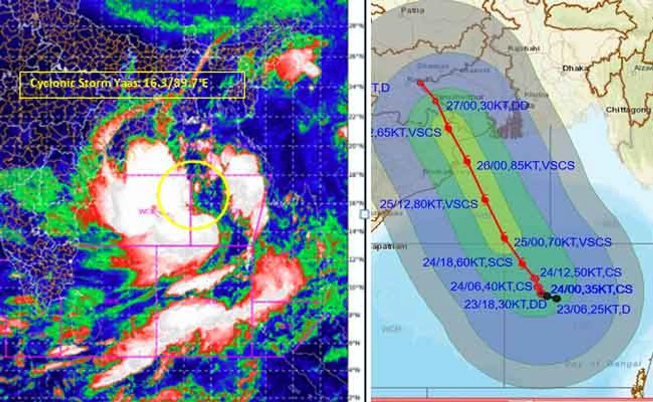 ବାତ୍ୟା ‘ୟାସ୍‌’ରେ ପରିଣତ ହେଲା ଗଭୀର ଅବପାତ, ୨୬ ମଧ୍ୟାହ୍ନରେ ଲ୍ୟାଣ୍ଡଫଲ