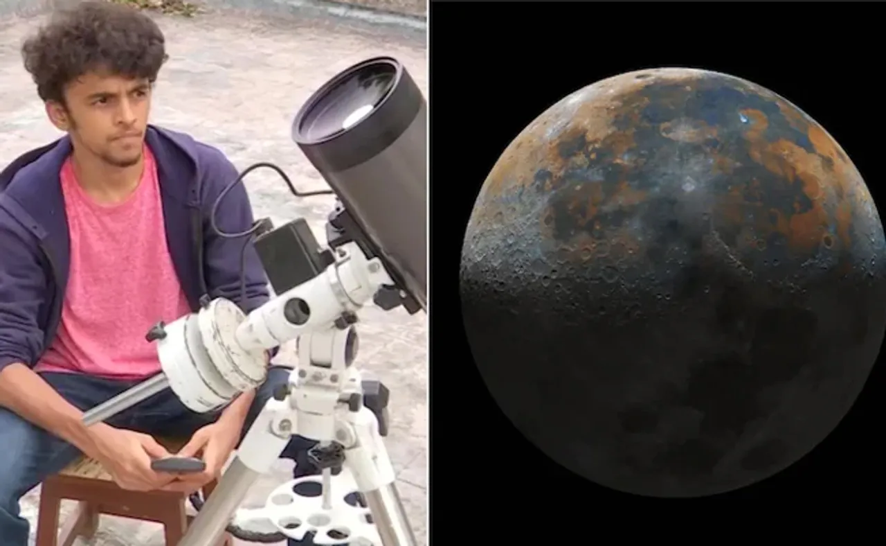 ୫୦ହଜାର ଫଟୋକୁ ୪୦ ଘଣ୍ଟା, ଚନ୍ଦ୍ରର ଅଦ୍ଭୁତ ଫଟୋ ପ୍ରସ୍ତୁତ କଲେ ୧୬ ବର୍ଷର ବିସ୍ମୟ ବାଳକ