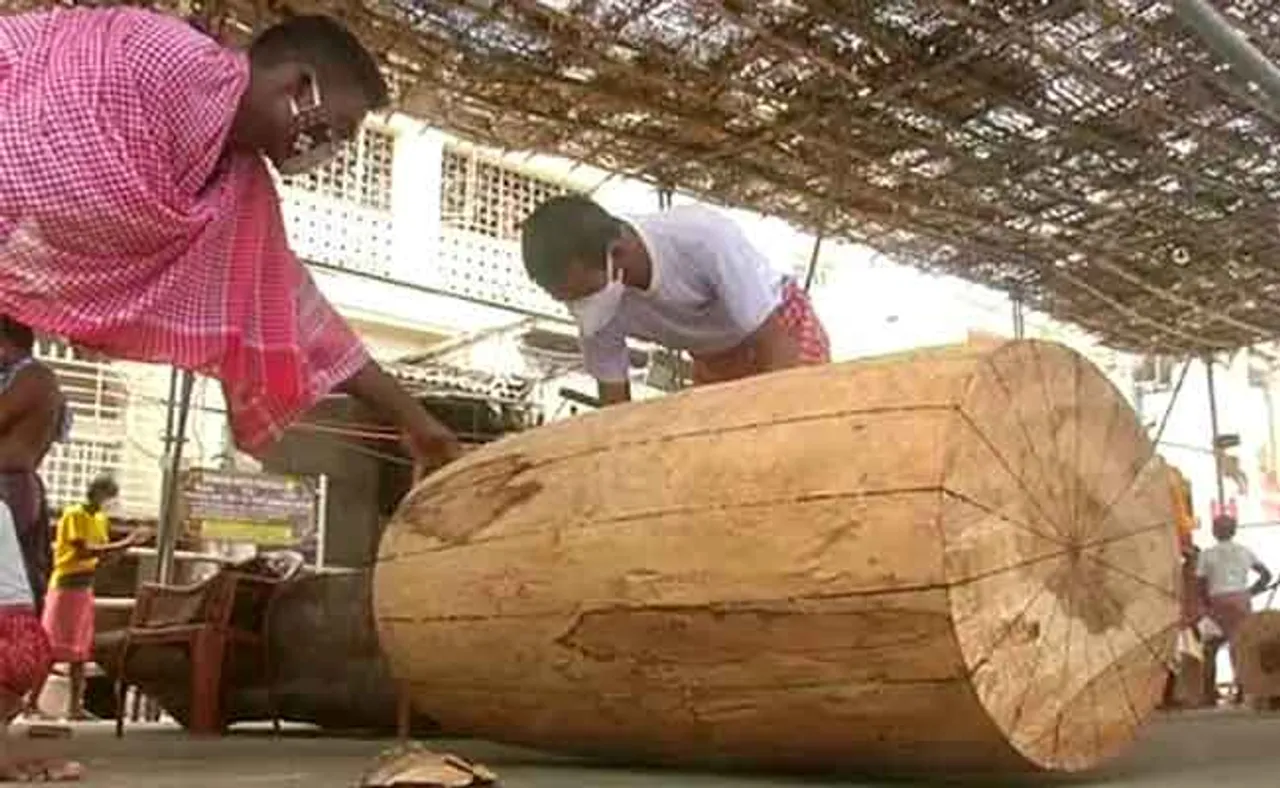 ବାୟୋ ବବଲ୍‌ ସୁରକ୍ଷା ବଳୟ ଭିତରେ ଚାଲିବ ରଥ ନିର୍ମାଣ କାର୍ଯ୍ୟ