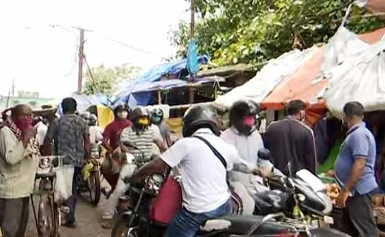 କୋଭିଡ଼ କଟକଣାକୁ ଫୁ: ‍ବନ୍ଦ ହେଲା ଭୁବନେଶ୍ୱରର ଏହି ମାର୍କେଟ