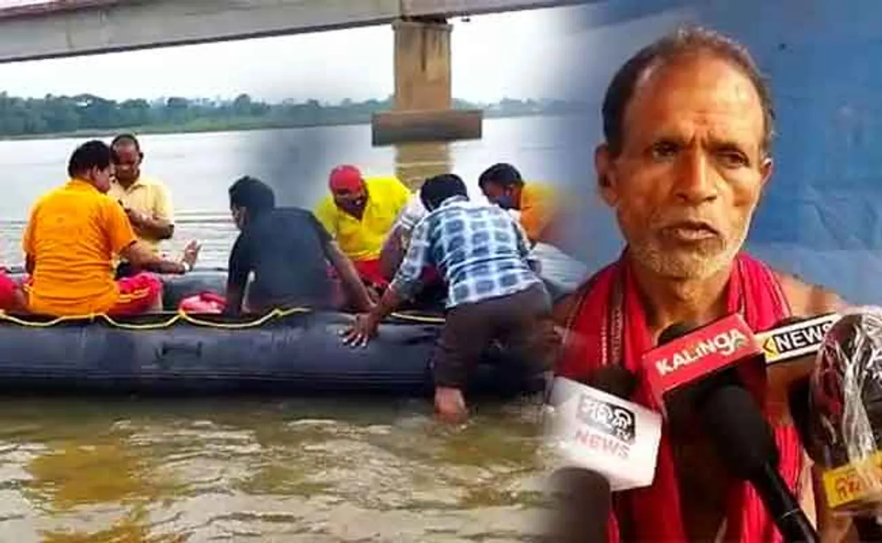 ପାଣି ଭିତରେ ୨ ଘଣ୍ଟା ଧରି ପୁଲିସ- ଚୋର ଖେଳ !