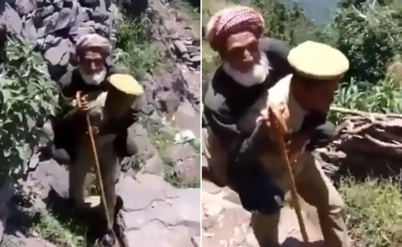 ୭୨ ବର୍ଷୀୟ ବୃଦ୍ଧଙ୍କୁ ପିଠିରେ ବୋହିଲେ, ପାହାଡ଼ ଚଢ଼ିଲେ