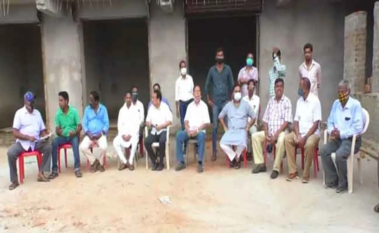 ୧୪୪ ଧାରା ପ୍ରତ୍ୟାହାର ଦାବିରେ ଖରସ୍ରୋତା ବଞ୍ଚାଅ ସଂଗ୍ରାମ ସମିତିର ଧାରଣା