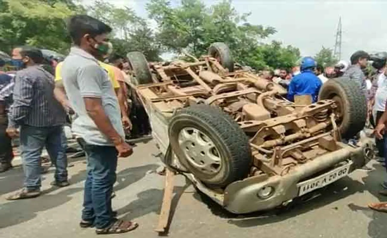 ବୁଲେଟ୍‌କୁ ଧକ୍କା ଦେଲା ବୋଲେରୋ, ପୁଲିସ୍ କର୍ମଚାରୀ ଗୁରୁତର