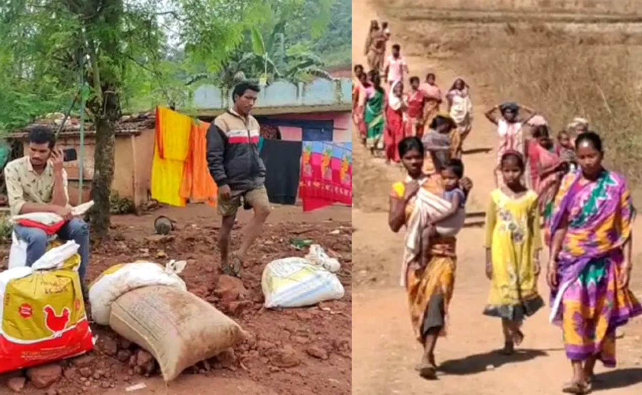 ଚାଉଳ ପାଇଁ ଚାଲି ଚାଲି ୧୮ କିଲୋମିଟର