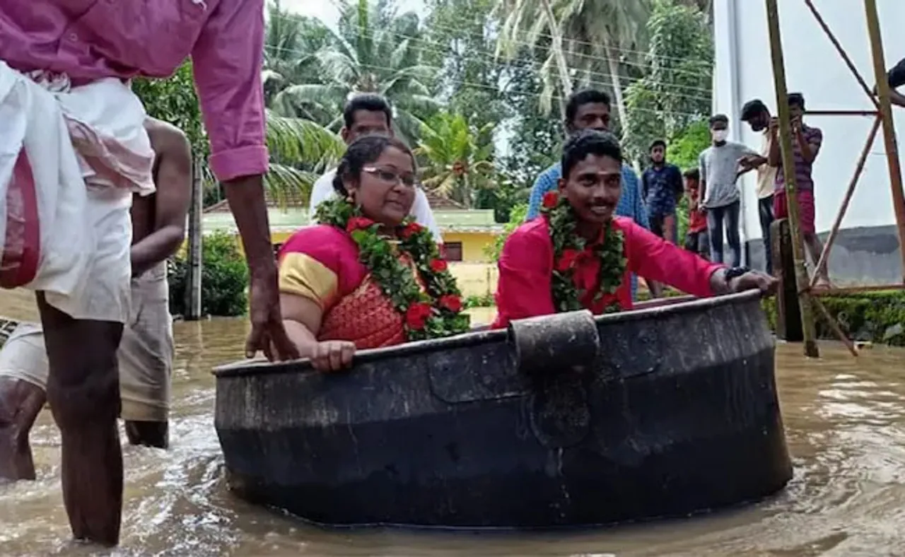 ବିଗାଡ଼ି ଦେଲା ବନ୍ୟା, ଭୋଜି ହଣ୍ଡାରେ ମଣ୍ଡପକୁ ଗଲେ ବର-କନ୍ୟା
