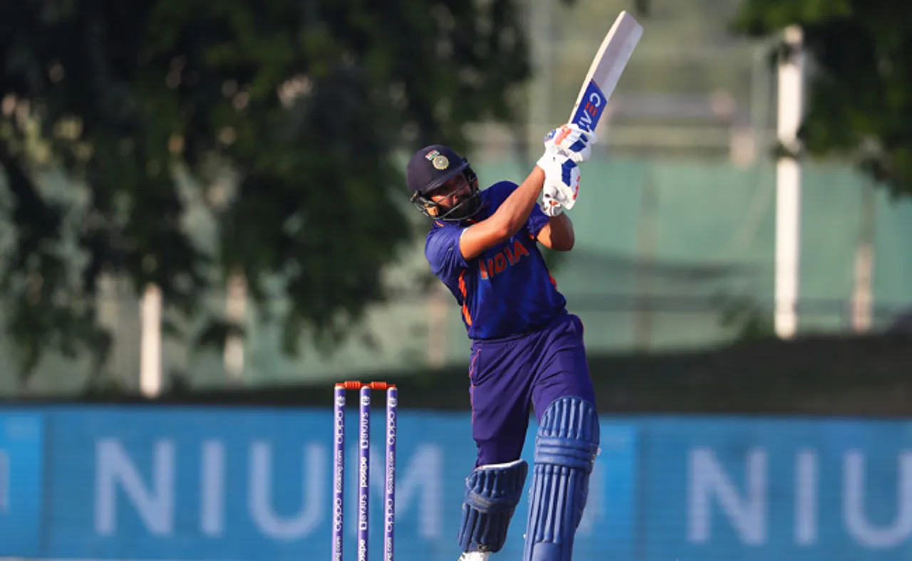 ଅଭ୍ୟାସ ମ୍ୟାଚରେ ବର୍ଷିଲା ରୋହିତଙ୍କ ବ୍ୟାଟ୍, ଜିତିଲା ଭାରତ