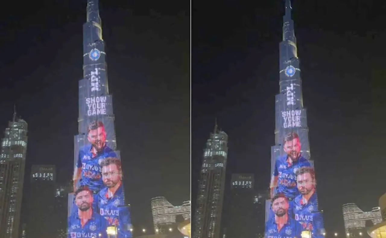 ବୁର୍ଜ ଖଲିଫାରେ ଝଲସିଲା ଟିମ୍ ଇଣ୍ଡିଆ ଜର୍ସି, ଦେଖନ୍ତୁ ଭିଡିଓ