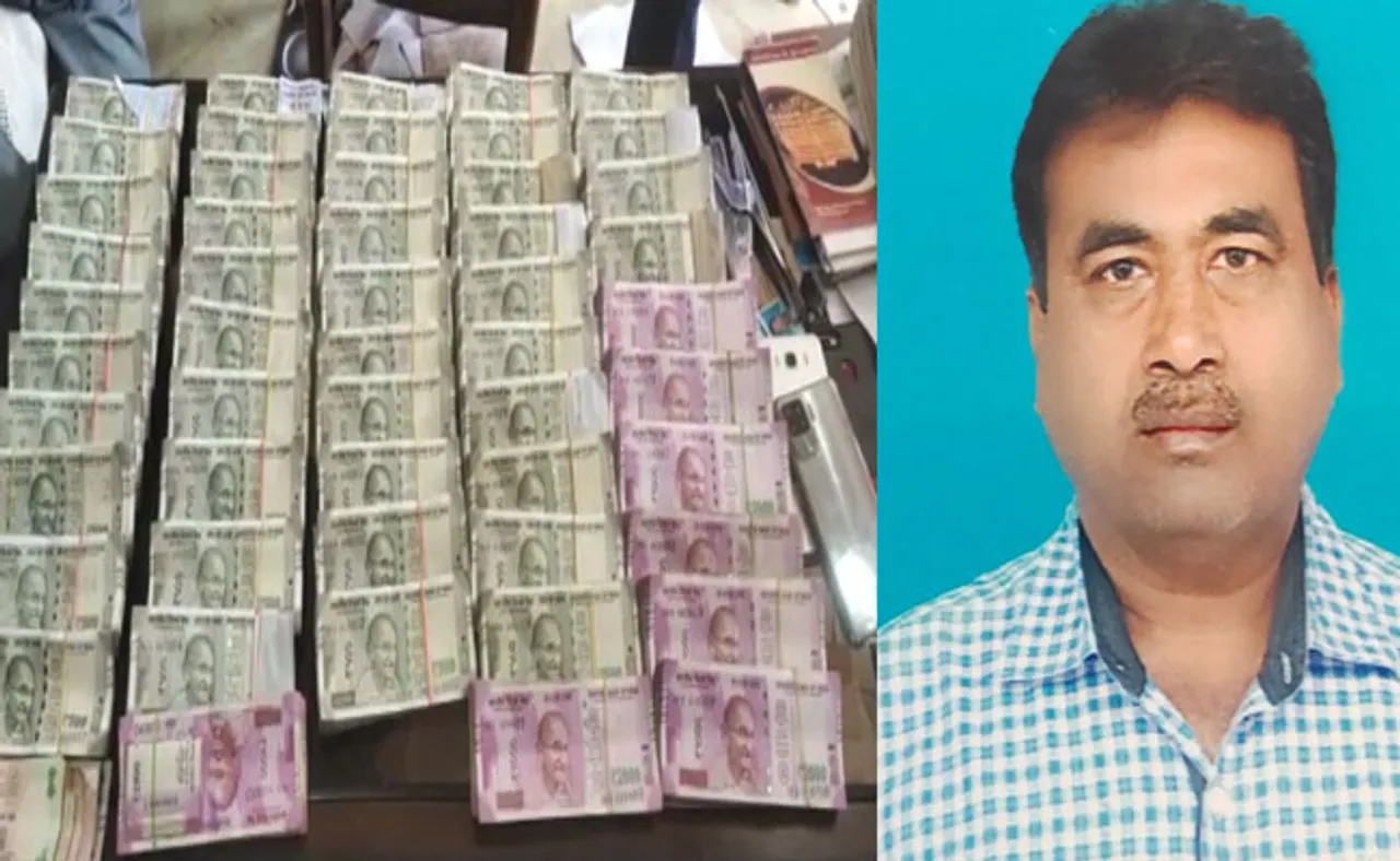 କୁବେର ଅଧିକାରୀଙ୍କର ଅମାପ ସମ୍ପତ୍ତି, ଭିଜିଲାନ୍ସକୁ ଦେଖି ଫୋପାଡ଼ି ଦେଲେ ୩୮ ଲକ୍ଷ