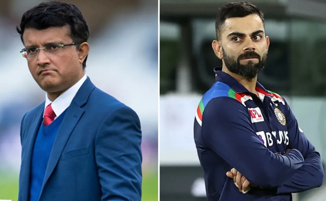 କାହିଁକି ହଟିଲେ କୋହଲି? ଖୁଲାସା କଲେ ଗାଙ୍ଗୁଲି