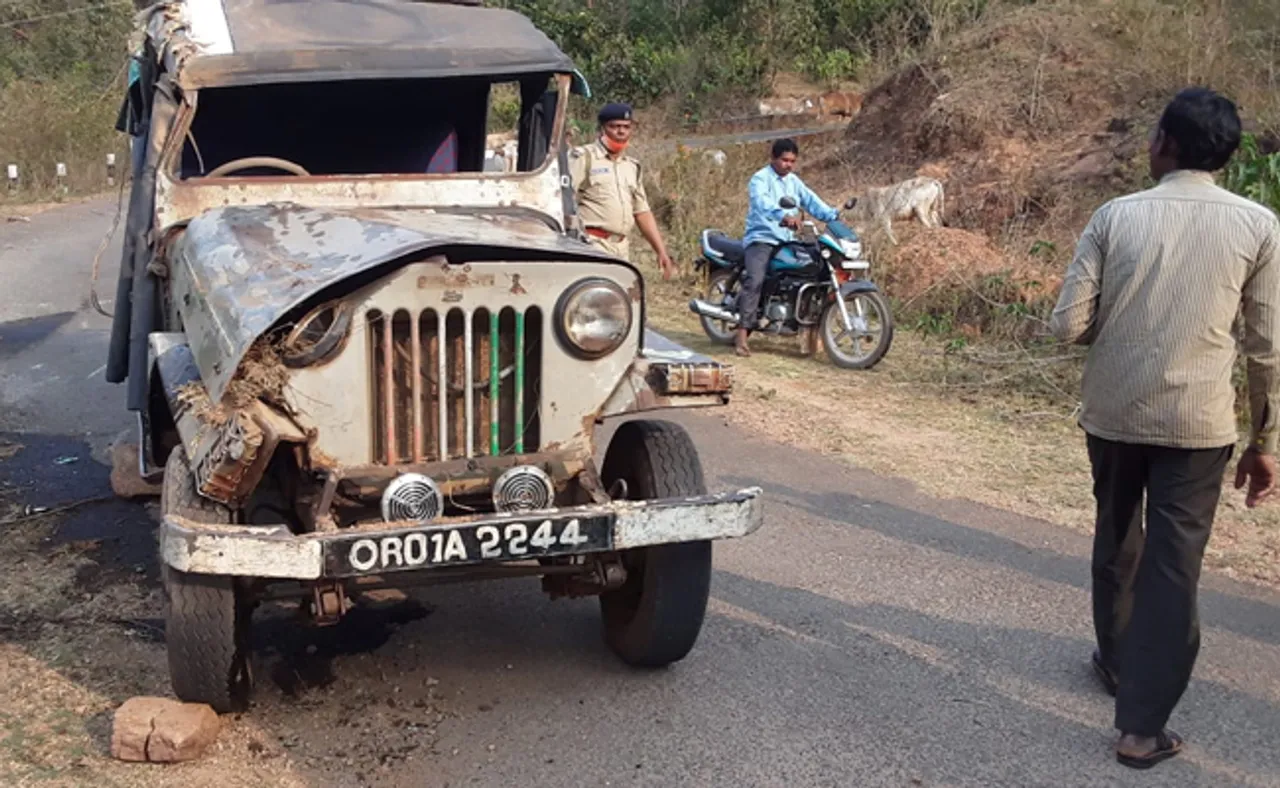 ଫେରିବା ବାଟରେ ପୋଲିଂ ପାର୍ଟି ଗାଡ଼ି ଦୁର୍ଘଟଣାଗ୍ରସ୍ତ