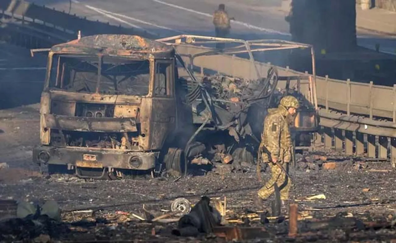 ଖାର୍‌କିଭ୍‌ରେ ଭୟଙ୍କର ବିସ୍ଫୋରଣ, ଗ୍ୟାସ୍‌ ପାଇପ୍‌ଲାଇନ୍‌ ଉଡାଇଲା ରୁଷ