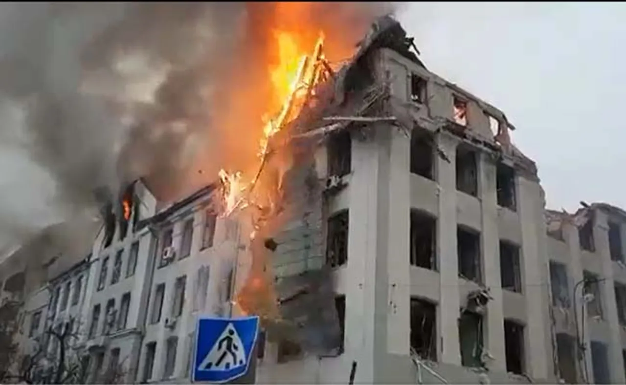 ଖାରକିଭ୍‌ର ମିଲିଟାରୀ ଏକାଡେମୀ ଉପରେ ରୁଷର ରକେଟ୍‌ ମାଡ, ଉଡାଇଲେ ପ୍ରସୂତି ଗୃହ