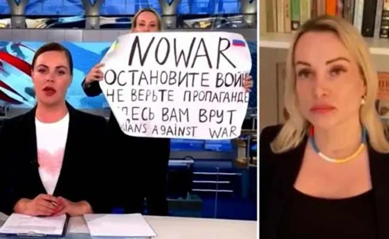 ଲାଇଭ୍‌ ଟିଭି ଶୋ'ରେ ରୁଷର ଯୁଦ୍ଧକୁ ବିରୋଧ, ତା'ପରେ...