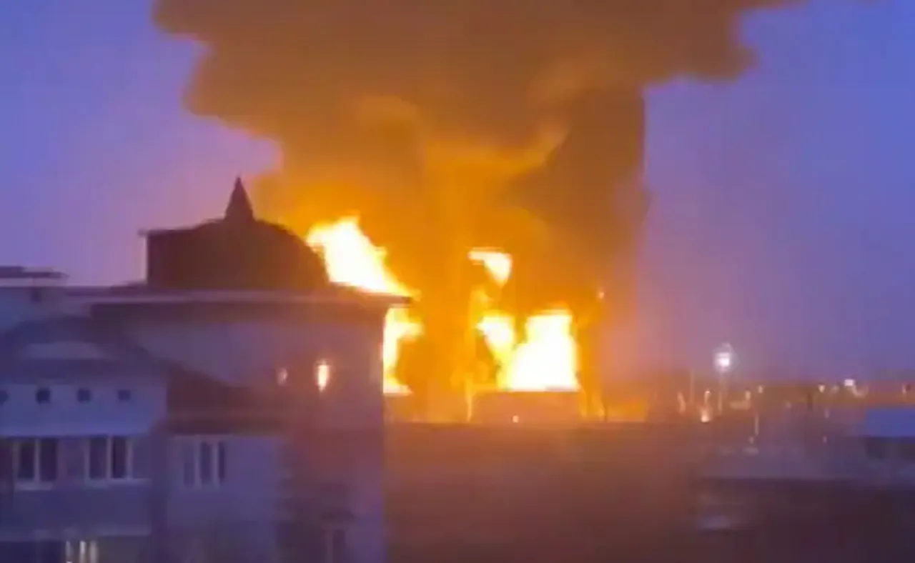 ରୁଷରେ ପଶି ତେଲ ଡିପୋକୁ ଉଡ଼ାଇ ଦେଲା ୟୁକ୍ରେନ, ଦେଖନ୍ତୁ ଭିଡିଓ