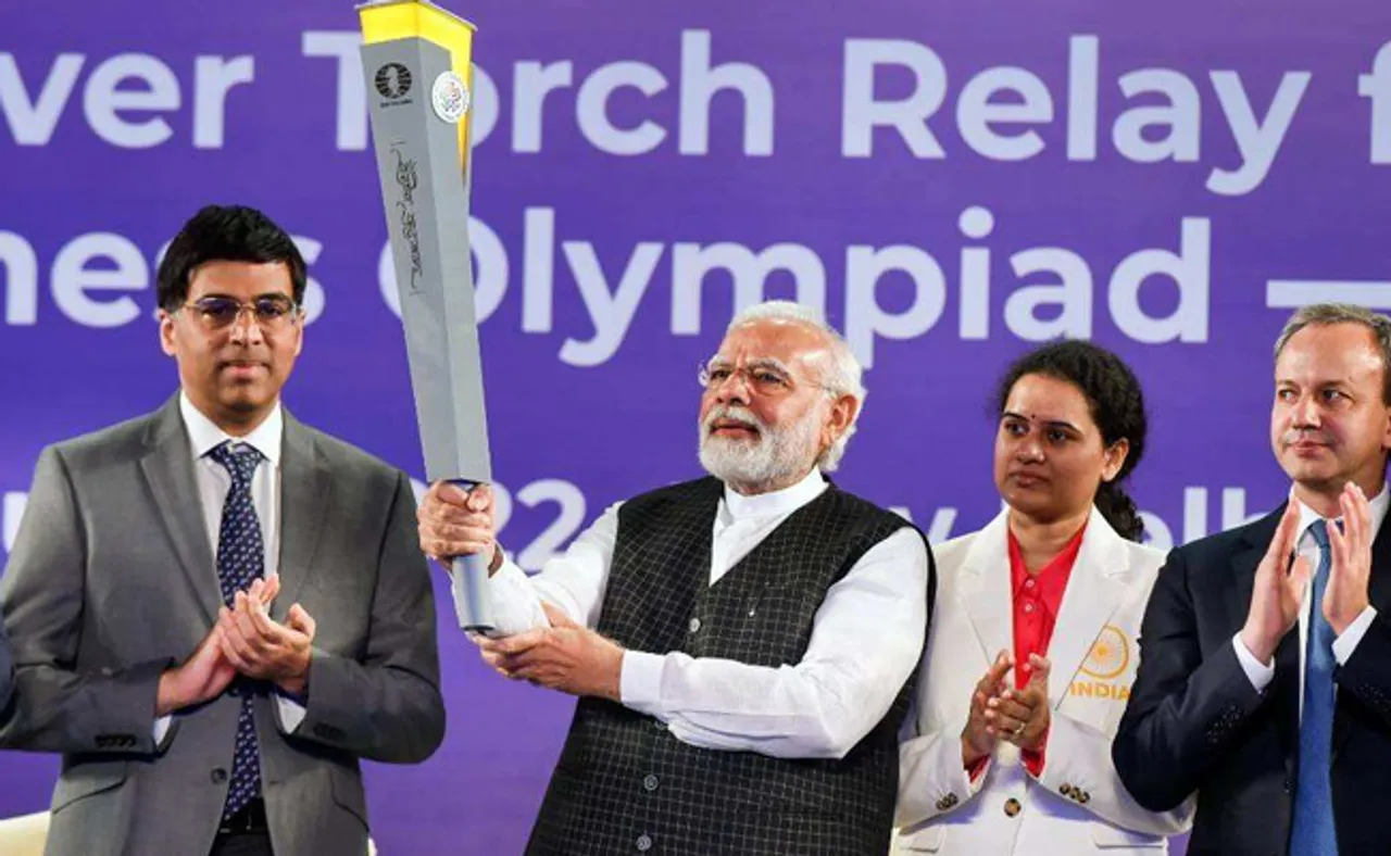 ଚେସ୍‌ ଅଲିମ୍ପିଆଡର ପ୍ରଥମ ମଶାଲ ରିଲେ: ଲଞ୍ଚ କଲେ ପ୍ରଧାନମନ୍ତ୍ରୀ ମୋଦି