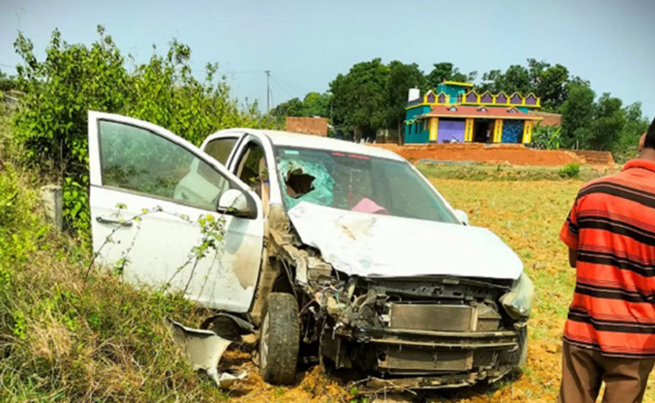 କାର୍-ବାଇକ୍‌ ମୁହାଁମୁହିଁ ଧକ୍କା, ବାପପୁଅ ମୃତ