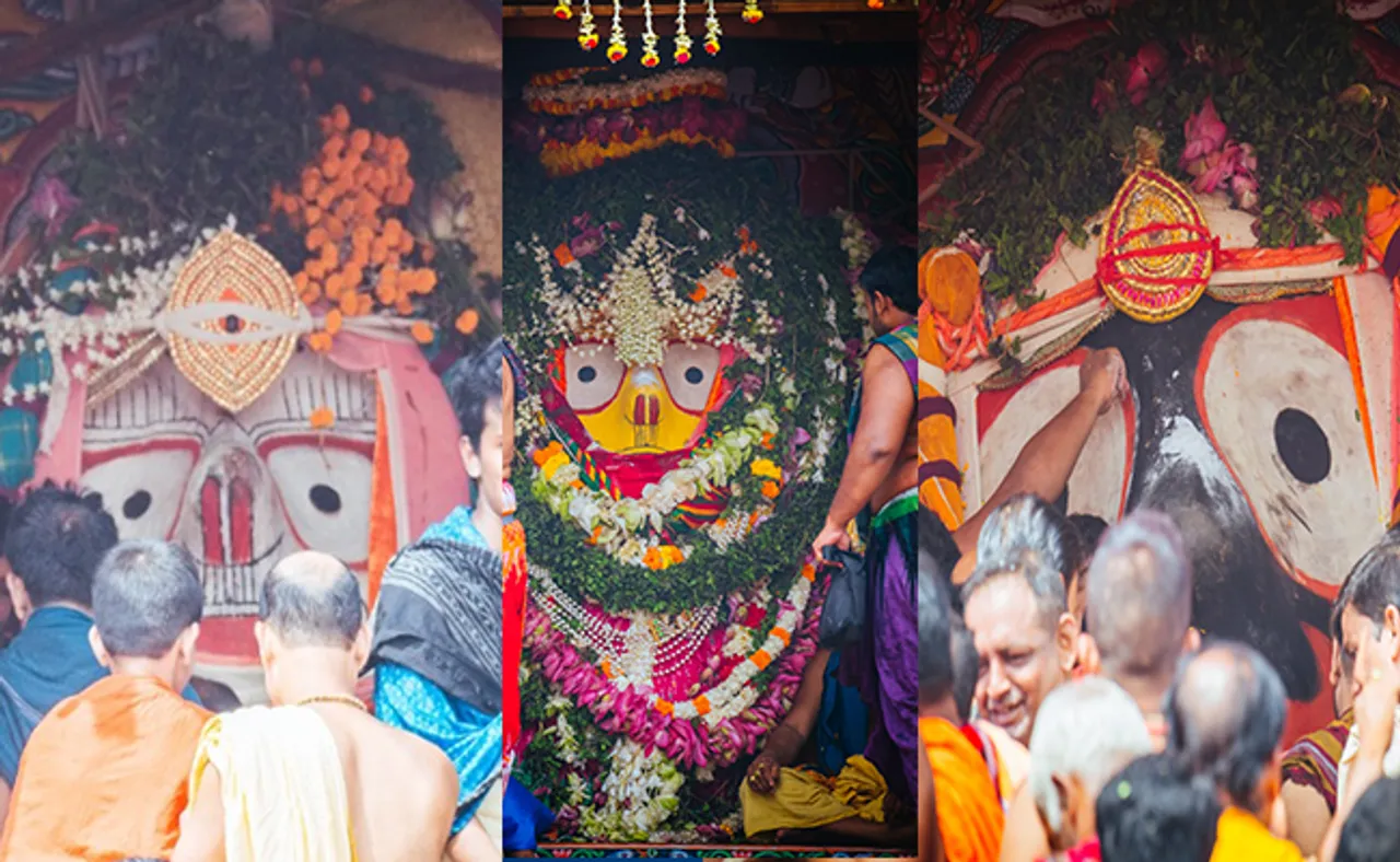 ଶ୍ରୀଗୁଣ୍ଡିଚା ମନ୍ଦିର ଆଗରେ ପହଞ୍ଚିଲେ ଶ୍ରୀବିଗ୍ରହ