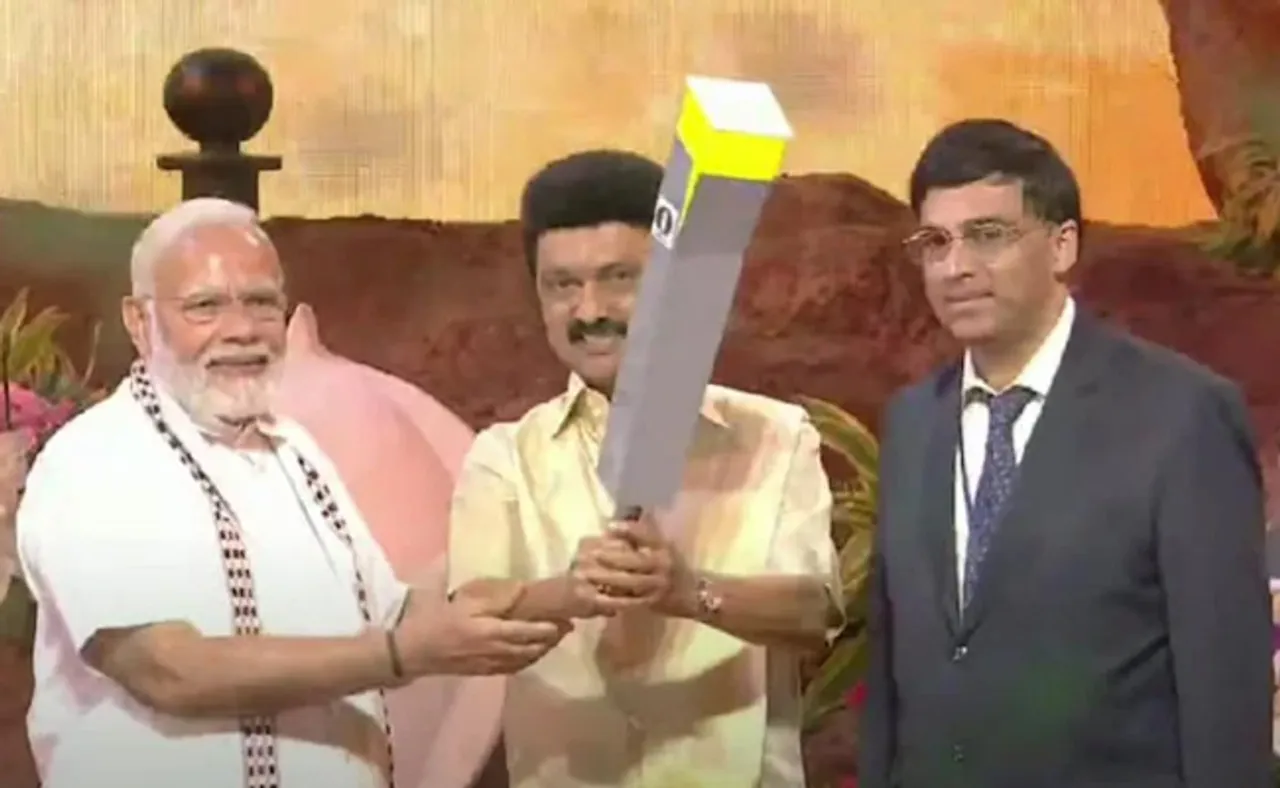 ୪୪ତମ ଚେସ୍‌ ଅଲିମ୍ପିଆଡକୁ ଷ୍ଟାଲିନଙ୍କ ସହ ମିଶି ଉଦଘାଟନ କଲେ ମୋଦି