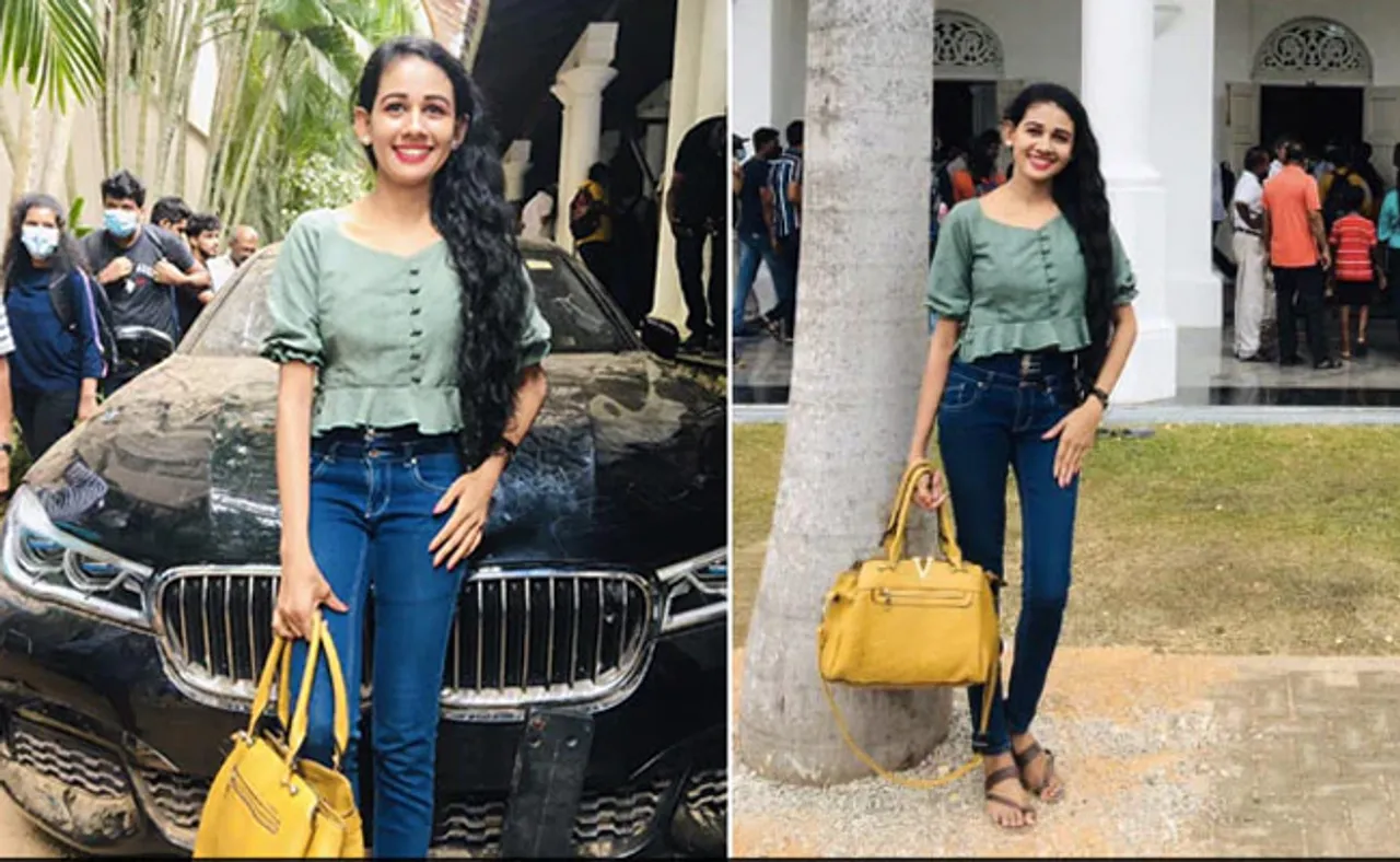 ଶ୍ରୀଲଙ୍କା ରାଷ୍ଟ୍ରପତି ଭବନରେ ଯୁବତୀ ନେଲେ ଫଟୋ, ହୋଇଗଲା ଭାଇରାଲ